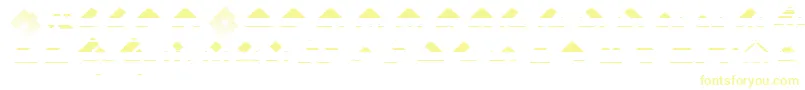 Czcionka Mksquareshatch45Black – żółte czcionki