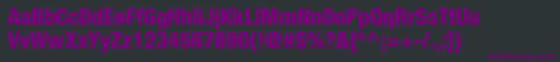 Heaveneticacond8Hvysh Font – Purple Fonts on Black Background