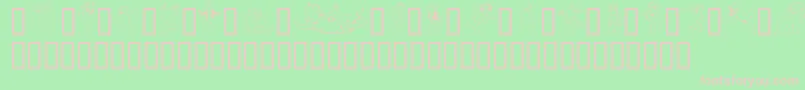 GeOldFashionedCherubs Font – Pink Fonts on Green Background