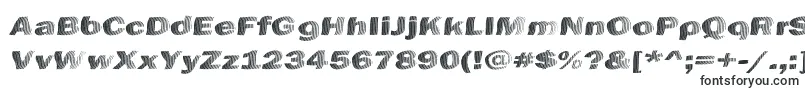 Шрифт ChefsSliceNovice – объёмные шрифты