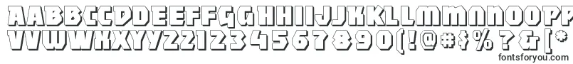 Шрифт Mightyshadow – чертёжные шрифты