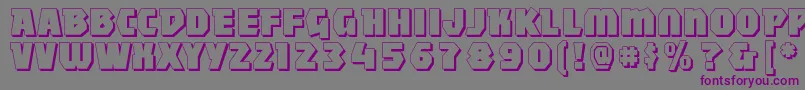 More about Mightyshadow Font Mightyshadow Font – Purple Fonts on Gray Background