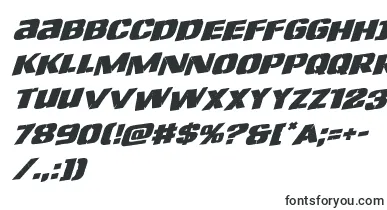  Lefthandlukerotal font