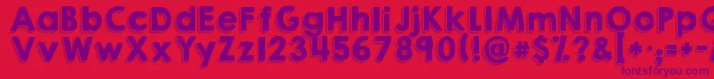 More about Kghappy Font Kghappy Font – Purple Fonts on Red Background