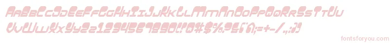 HypnoAgentCondensedItalic Font – Pink Fonts on White Background