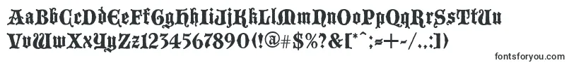 Blackwood Font – Circus Fonts