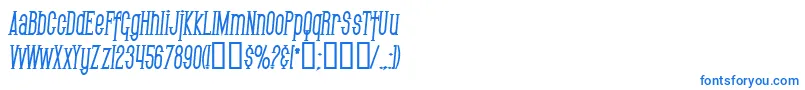 SfGothicanCondensedBoldItalic Font – Blue Fonts