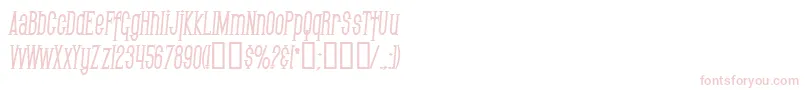 SfGothicanCondensedBoldItalic Font – Pink Fonts