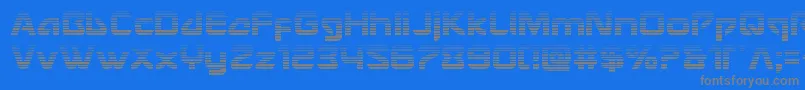 Шрифт Usangelgrad – серые шрифты на синем фоне
