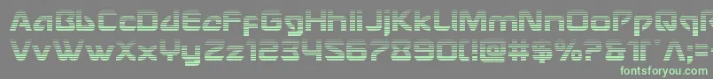 Usangelgrad Font – Green Fonts on Gray Background