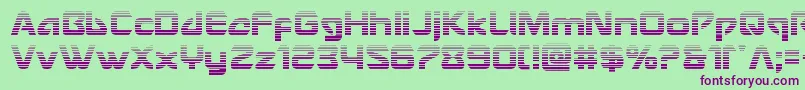 Usangelgrad Font – Purple Fonts on Green Background