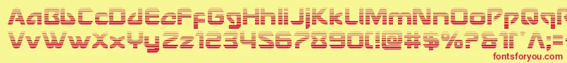 Usangelgrad Font – Red Fonts on Yellow Background