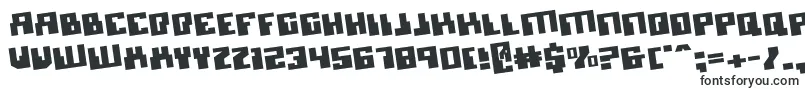 Шрифт Micronianro – большие шрифты