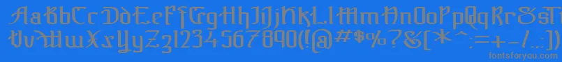 En savoir plus sur la police TheBlackBloc Police TheBlackBloc – polices grises sur fond bleu