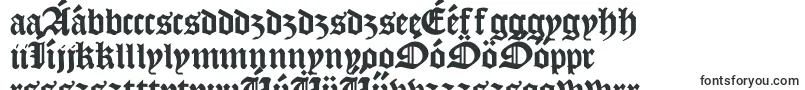 Kjv1611-Schriftart – ungarische Schriften