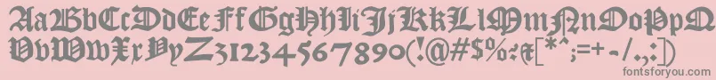 Kjv1611 Font – Gray Fonts on Pink Background