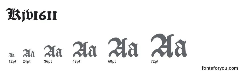 Kjv1611 font sizes