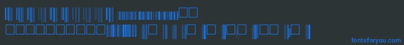 Upcbwrp36xtt Font – Blue Fonts on Black Background