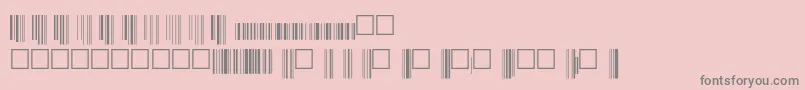 Upcbwrp36xtt Font – Gray Fonts on Pink Background