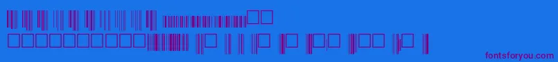 Police Upcbwrp36xtt – polices violettes sur fond bleu