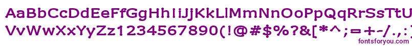 DrummonSemibold Font – Purple Fonts on White Background