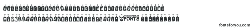 WoodcutterTagsOnARope-fontti – Alkavat W:lla olevat fontit