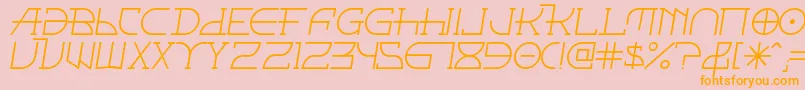 Lisätietoja Fontcoii-fontista Fontcoii-fontti – oranssit fontit vaaleanpunaisella taustalla