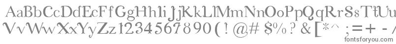 CosmicLove Font – Gray Fonts on White Background