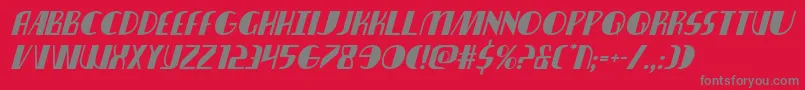 Шрифт Nathanbrazilital – серые шрифты на красном фоне