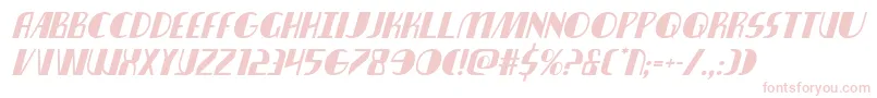 Nathanbrazilital Font – Pink Fonts on White Background
