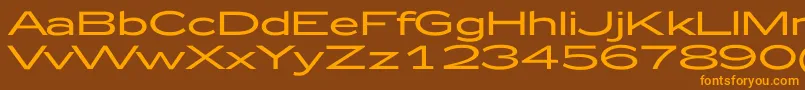 More about Zeppelin52 Font Zeppelin52 Font – Orange Fonts on Brown Background