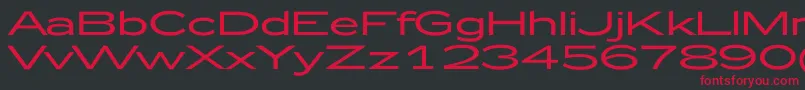 Zeppelin52 Font – Red Fonts on Black Background