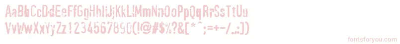 PffragmentRegular Font – Pink Fonts on White Background