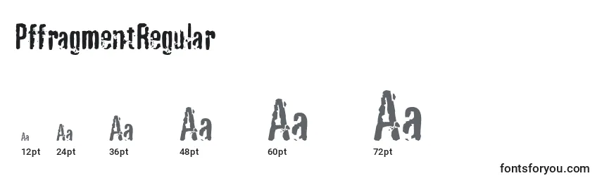PffragmentRegular Font Sizes