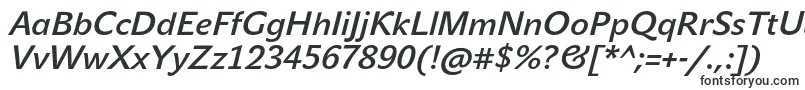 Шрифт JohnsansMediumProItalic – многолинейные шрифты