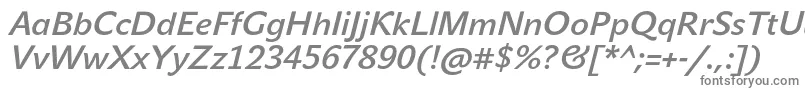 Шрифт JohnsansMediumProItalic – серые шрифты
