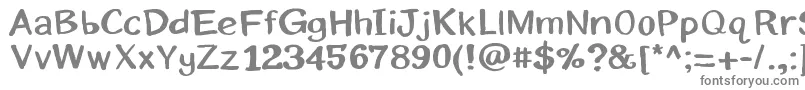 Eriksans-Schriftart – Graue Schriften auf weißem Hintergrund