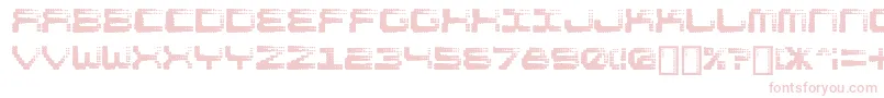 Shift Font – Pink Fonts on White Background