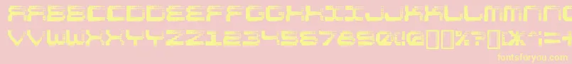 Shift Font – Yellow Fonts on Pink Background