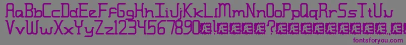 Moronmis Font – Purple Fonts on Gray Background