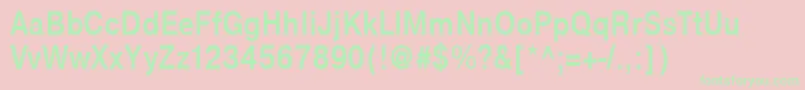 NtharmonicaBold85b Font – Green Fonts on Pink Background
