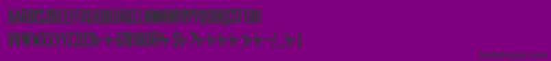 DkCrypt Font – Black Fonts on Purple Background