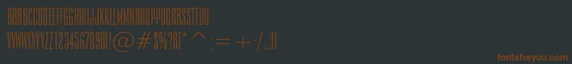 Empiren Font – Brown Fonts on Black Background