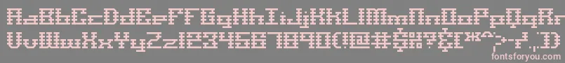 Scalines Font – Pink Fonts on Gray Background