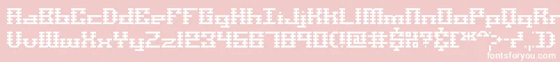 Scalines Font – White Fonts on Pink Background