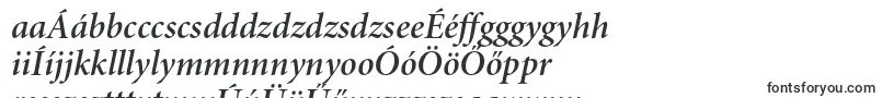 Шрифт MinionproSemibolditsubh – венгерские шрифты