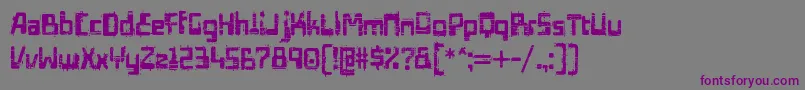 EdifactRegular Font – Purple Fonts on Gray Background