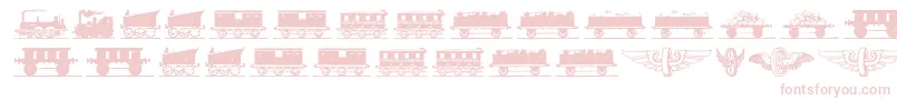 Eisenbahn Font – Pink Fonts