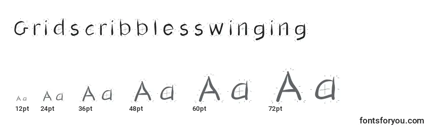 Gridscribblesswinging Font Sizes