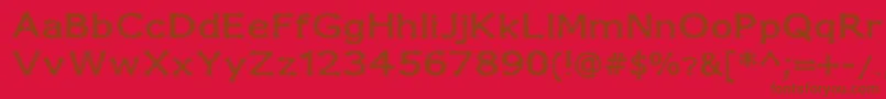 En savoir plus sur la police FuzzyXmas Police FuzzyXmas – polices brunes sur fond rouge